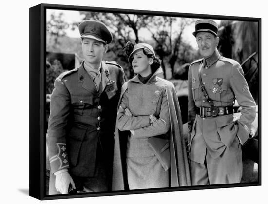 Une belle blonde SUZY by GeorgeFitzmaurice with Franchot Tone, Inez Courtney and Lewis Stone, 1936 -null-Framed Stretched Canvas