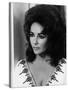 Une Belle Tigresse ZEE & CO by Brian Hutton with Elizabeth Taylor, 1972 (b/w photo)-null-Stretched Canvas