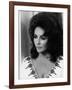 Une Belle Tigresse ZEE & CO by Brian Hutton with Elizabeth Taylor, 1972 (b/w photo)-null-Framed Photo