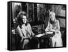 Une Belle Tigresse ZEE & CO by Brian Hutton with Elizabeth Taylor and Susannah York, 1972 (b/w phot-null-Framed Stretched Canvas