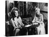 Une Belle Tigresse ZEE & CO by Brian Hutton with Elizabeth Taylor and Susannah York, 1972 (b/w phot-null-Stretched Canvas