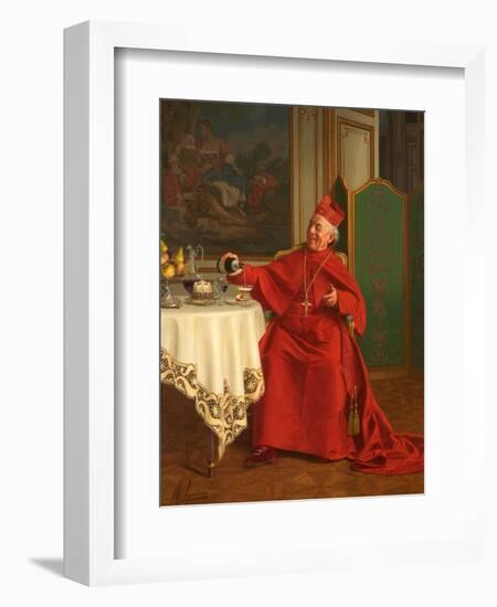 Une Bonne Bouteille, or a Good Bottle, 1880S-Andrea Landini-Framed Giclee Print