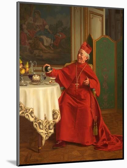 Une Bonne Bouteille, or a Good Bottle, 1880S-Andrea Landini-Mounted Giclee Print