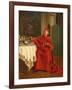 Une Bonne Bouteille, or a Good Bottle, 1880S-Andrea Landini-Framed Giclee Print