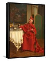 Une Bonne Bouteille, or a Good Bottle, 1880S-Andrea Landini-Framed Stretched Canvas