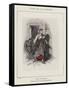 Une Citoyenne, Preposee a La Garde De La Rue De Lille, Faubourg St-Germain-Charles Albert d'Arnoux Bertall-Framed Stretched Canvas