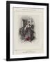 Une Citoyenne, Preposee a La Garde De La Rue De Lille, Faubourg St-Germain-Charles Albert d'Arnoux Bertall-Framed Giclee Print