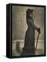 Une Elegante, Woman Strolling, c.1884-Georges Pierre Seurat-Framed Stretched Canvas