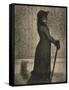 Une Elegante, Woman Strolling, c.1884-Georges Pierre Seurat-Framed Stretched Canvas