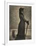 Une Elegante, Woman Strolling, c.1884-Georges Pierre Seurat-Framed Giclee Print