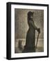 Une Elegante, Woman Strolling, c.1884-Georges Pierre Seurat-Framed Giclee Print