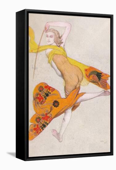 'Une Esclave Dansante', 1922, (1923)-Leon Bakst-Framed Stretched Canvas