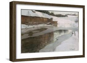 Une fabrique en Norvège-Fritz Thaulow-Framed Giclee Print