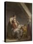 Une Famille dans la Désolation (A Grief-Stricken Family), 1821-Pierre-Paul Prud'hon-Stretched Canvas