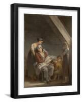 Une Famille dans la Désolation (A Grief-Stricken Family), 1821-Pierre-Paul Prud'hon-Framed Giclee Print