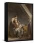Une Famille dans la Désolation (A Grief-Stricken Family), 1821-Pierre-Paul Prud'hon-Framed Stretched Canvas