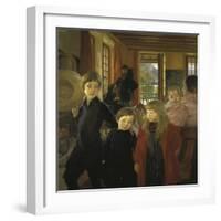 Une Famille Ou La Famille de L'Artiste-Albert Besnard-Framed Giclee Print
