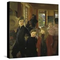 Une Famille Ou La Famille de L'Artiste-Albert Besnard-Stretched Canvas