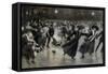 Une Fete Sur La Glace  (Party on the Ice) Patineurs a La Belle Epoque Peinture De Wilhelm Gause (1-Wilhelm Gause-Framed Stretched Canvas