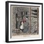 Une Fromagerie Illustration-Stefano Bianchetti-Framed Giclee Print