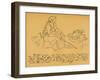 Une Gardeuse De Dindons, C19th Century-null-Framed Giclee Print
