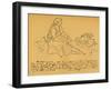 Une Gardeuse De Dindons, C19th Century-null-Framed Giclee Print