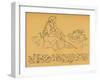 Une Gardeuse De Dindons, C19th Century-null-Framed Giclee Print