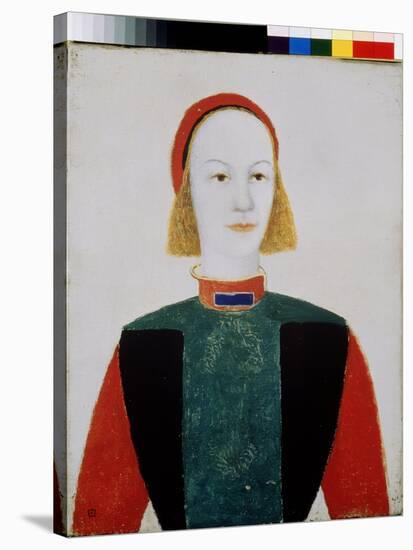 Une Jeune Fille (A Girl). Peinture De Kasimir Severinovich Malevitch (Malevich, Malevic) (1878-1935-Kazimir Severinovich Malevich-Stretched Canvas