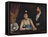 Une loge aux Italiens-a box at the Italian Opera, around 1874 Canvas, 98 x 130.-Eva Gonzales-Framed Stretched Canvas