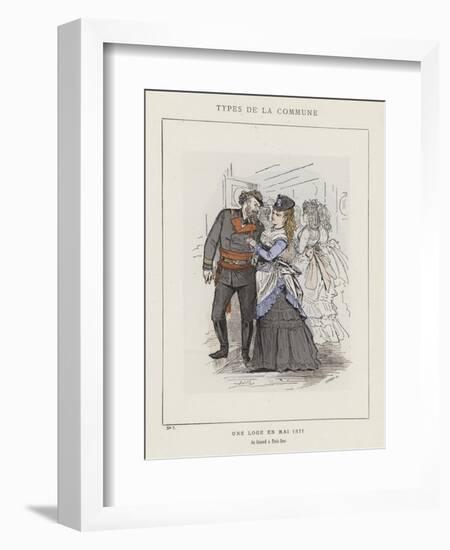 Une Loge En Mai 1871, Au Canard a Trois Becs-Charles Albert d'Arnoux Bertall-Framed Giclee Print