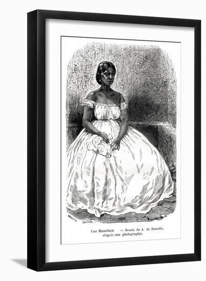 Une Mamaluca, Brazil, 19th Century-A de Neuville-Framed Giclee Print