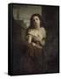 Une mendiante-Hugues Merle-Framed Stretched Canvas