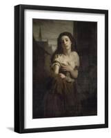 Une mendiante-Hugues Merle-Framed Giclee Print