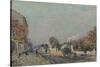 Une Rue À Marly, 1876-Alfred Sisley-Stretched Canvas