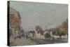 Une Rue À Marly, 1876-Alfred Sisley-Stretched Canvas