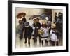 Une Sortie De Classe-Henri Jules Geoffroy-Framed Giclee Print