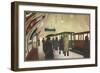 Une Station de Metro-R. Menager-Framed Art Print