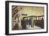 Une Station de Metro-R. Menager-Framed Art Print