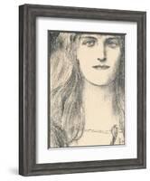 Une Tete De Face, 1898-Fernand Khnopff-Framed Giclee Print
