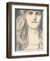 Une Tete De Face, 1898-Fernand Khnopff-Framed Giclee Print
