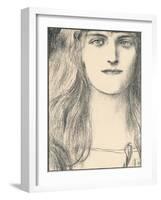 Une Tete De Face, 1898-Fernand Khnopff-Framed Giclee Print