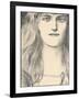 Une Tete De Face, 1898-Fernand Khnopff-Framed Giclee Print