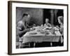 Unemployed Family around the Dinner Table-Hansel Mieth-Framed Premium Photographic Print