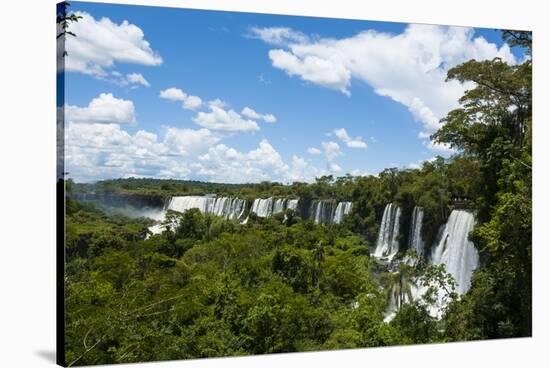 Unesco World Heritage Site, Iguazu Waterfall, Argentina, South America-Michael Runkel-Stretched Canvas