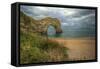 Unesco World Heritage Site Jurassic Coast Dorset England Uk-Veneratio-Framed Stretched Canvas