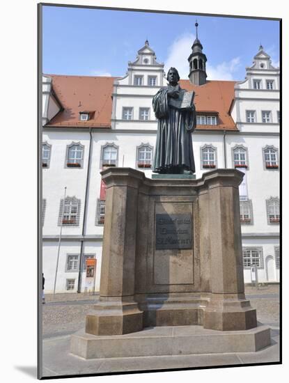 UNESCO World Heritage Site, Luther's Town of Wittenberg, Saxony-Anhalt, Germany-Michael Runkel-Mounted Photographic Print