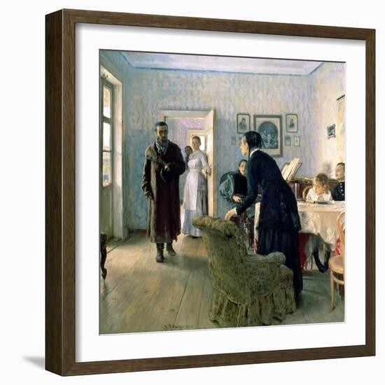 Unexpected, 1884-88-Ilya Efimovich Repin-Framed Giclee Print