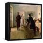 Unexpected Return, C1884-C1888-Il'ya Repin-Framed Stretched Canvas