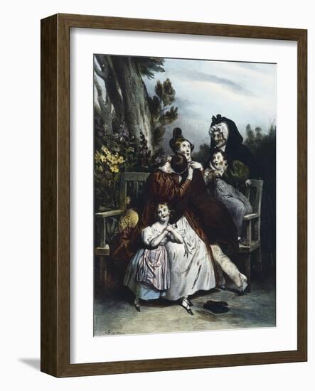 Unexpected Return-Achille Deveria-Framed Giclee Print