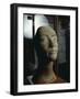 Unfinished Brown Quartzite Head of Queen Nefertiti from New Kingdom-null-Framed Giclee Print